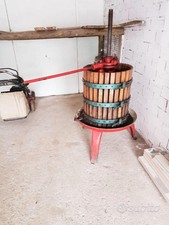 Torchio + Pigiatrice + Mastello in plastica enologia usato