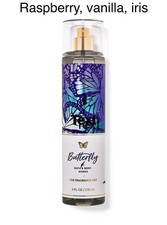 New Bath & Body Works BUTTERFLYFine Fragrance Mist - 8 once (iris, vaniglia, note)