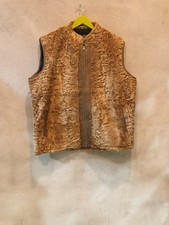 Cappotto gilet pelliccia di