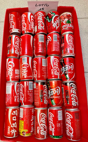 Lotto lattine coca cola - 25,