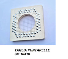Taglia Puntarelle alla Romana 10x10 cm Legno acciaio Julienne verdure zucchine