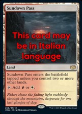 MTG SUNDOWN PASS EXC - PASSO DEL TRAMONTO - VOW - MAGIC