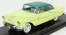 meraviglioso modellino auto OLDSMOBILE SUPER 88 HOLIDAY COUPE 1955 - giallo/verde - 1/43