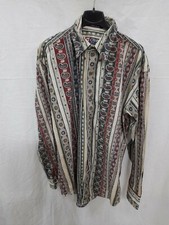 Ralph lauren chaps camicia multicolore jacket uomo men felpa tg M shirt vintage 