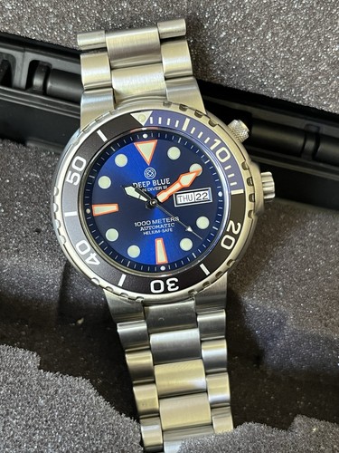 Deep blue sun - diver, blu