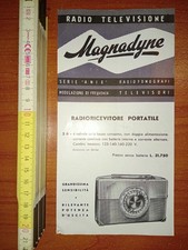 Magnadyne radio televisione - radio,