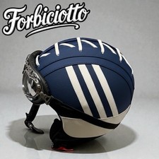 Casco vintage in pelle