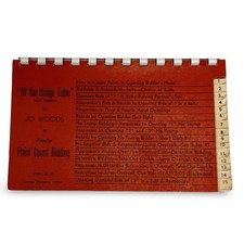 Vintage 1959 Bridge Bidding