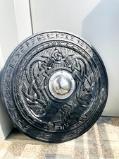 scudo intagliato vichingo 30
