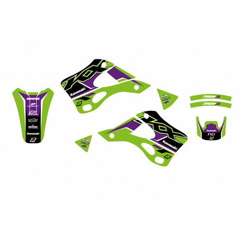 Kit adesivi grafiche - , kawasaki