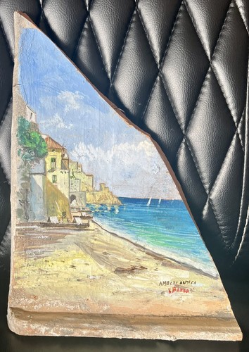 Vecchio dipinto olio originale
