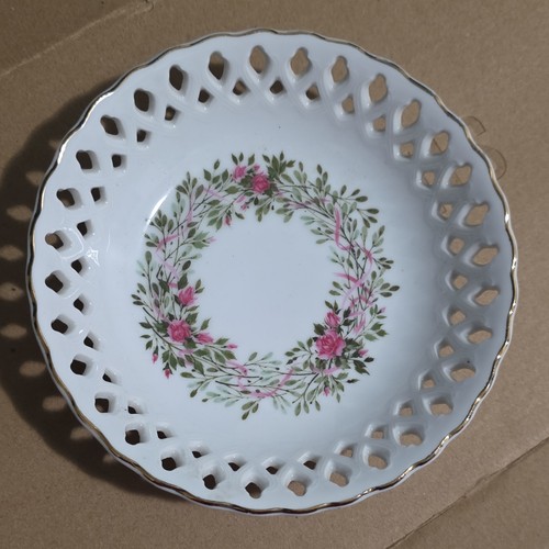Portagioie ghirlanda rosa