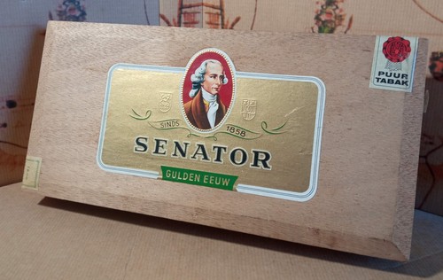 Scatola legno sigari senator - legno,