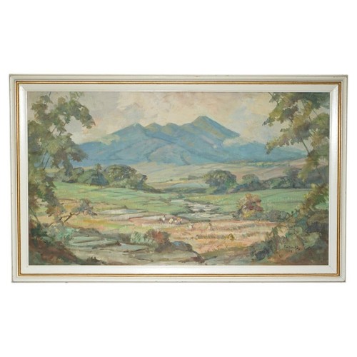 Grande dipinto olio 83x132 - dipinto, cm