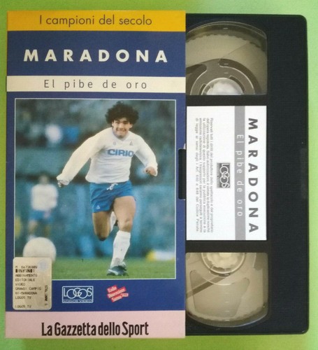 Vhs maradona pibe oro - vhs, de