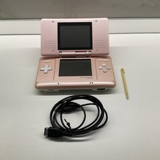 CONSOLE NINTENDO DS FAT CLASSIC ROSA + PENNINO e CAVO TESTATO E FUNZIONANTE