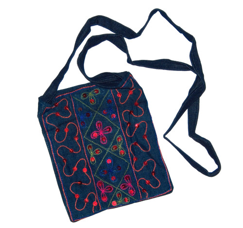Jeans borsa marsupio sacchetto - jeans,