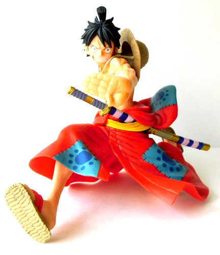 Scimmia rufy wano action - rufy,