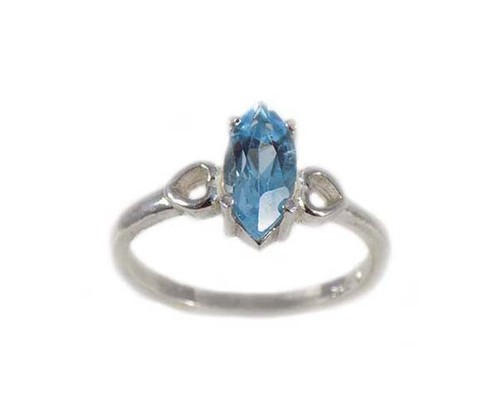 Antico topazio blu ct xix - antico,