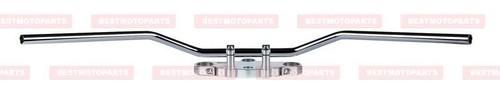 Manubrio cromo acciaio mm - manubrio,