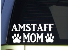 Adesivo amstaff mamma - adesivo,