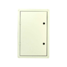 SPORTELLO GAS ACCIAIO BIANCO CON GUARNIZIONE