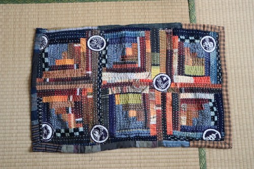 Sashiko aizome komo tessuto - sashiko,