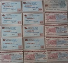 Lotto 15 Mini Assegni