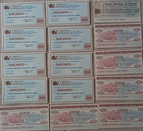 Lotto mini assegni - mini,