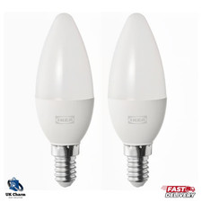 2x Lampadina LED IKEA SOLHETTA E14 470 lumen lampadario/lampada opale lampadina bianca