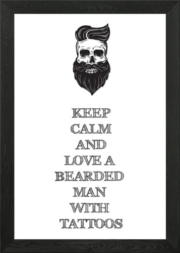 Keep calm and love - me, poster