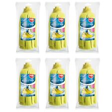 6 pz FASS SUPER MOP in Microfibra assorbente Mocio ricambio per puliza pavimenti