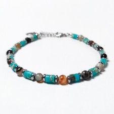 Bracciale da Uomo con Turchese