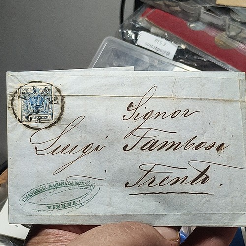 1858 rara storia - storia, postale