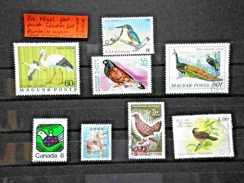 Briefmarken vögel - briefmarken,