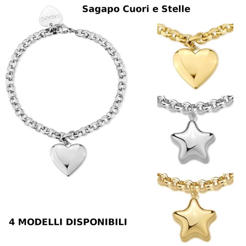 Bracciale donna sagapo stellar - bracciale,