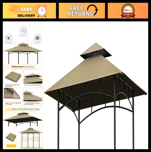 Gazebo griglia doppio livello - gazebo,