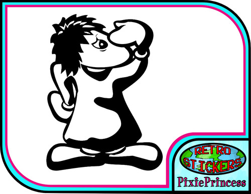 Adesivo lemmings carino - lemmings, retro
