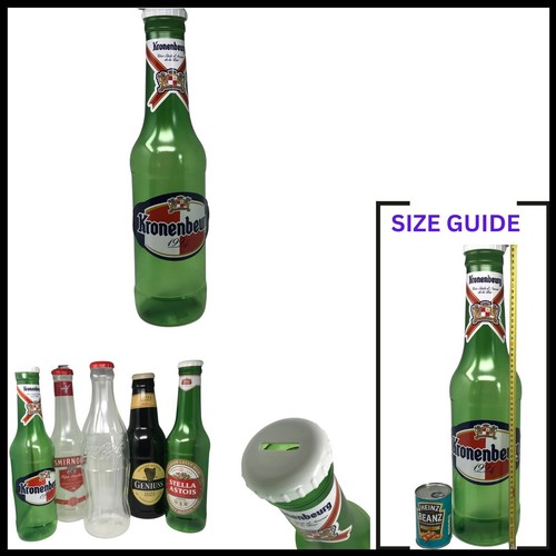 Giant kronebeurg money bottle - money,