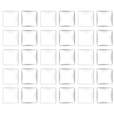Vetro Trasparente 40pz 25x25mm