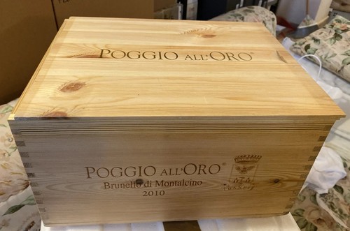 Cassetta legno vino vuota - legno,