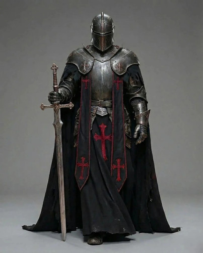 Armatura cavaliere barbuta - cavaliere,