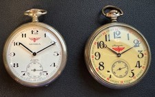 Coppia di orologi da tasca Armida e Molnija ferrovie Turche