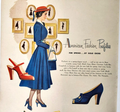 Scarpe croce rossa oro 1948 - scarpe,