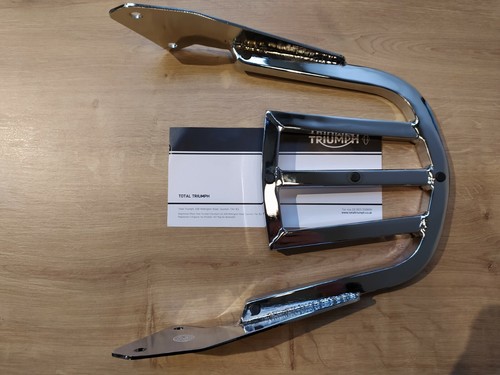 Portapacchi cromato triumph - portapacchi,