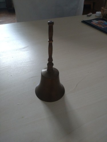 Antique brass sonnaille table - brass,