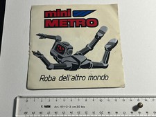 ADESIVO STICKER+TRANSFER TERMICO AUSTIN MINI METRO  ORIGINALE ANNI 80 VINTAGE