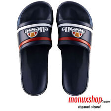 EL01M70409 CIABATTE ELLESSE LION BLU ROSSO PANTOFOLE UOMO IN GOMMA