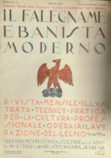 IL FALEGNAME EBANISTA MODERNO 1/GENNAIO 1927 AA.VV. ARS NOVA 1927  SPILLATO