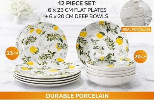 Set piatti ceramica - set, pz